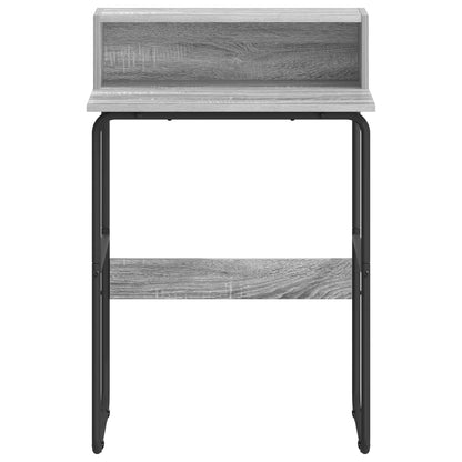 Bureau met opbergruimte Grijs Sonoma 60 x 50 x 91 cm