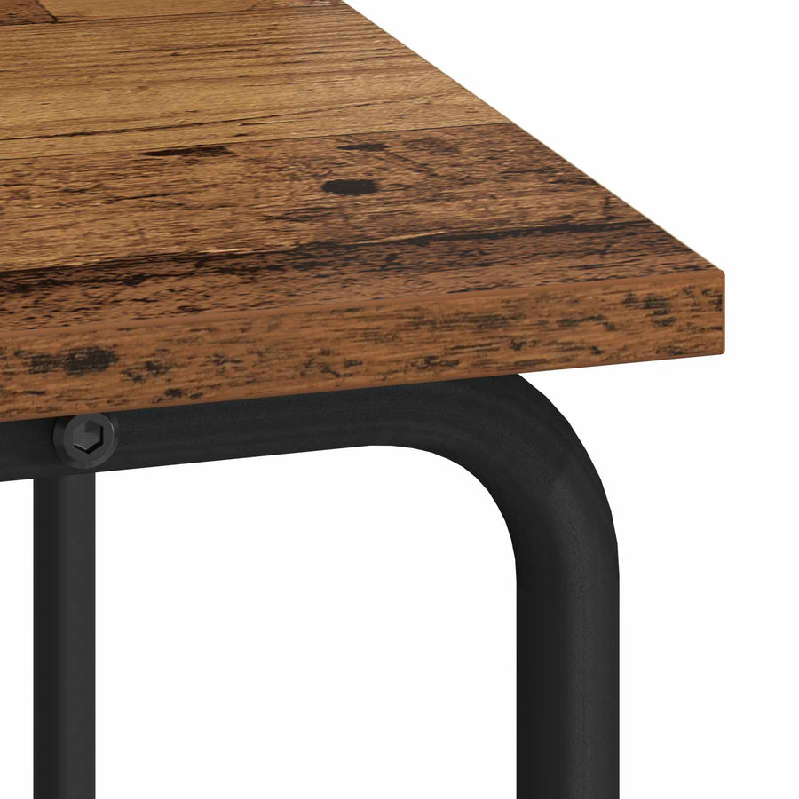 Bureau met opbergruimte Oud hout 60 x 50 x 91 cm