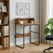 Bureau 60x50x91 cm bewerkt hout staal