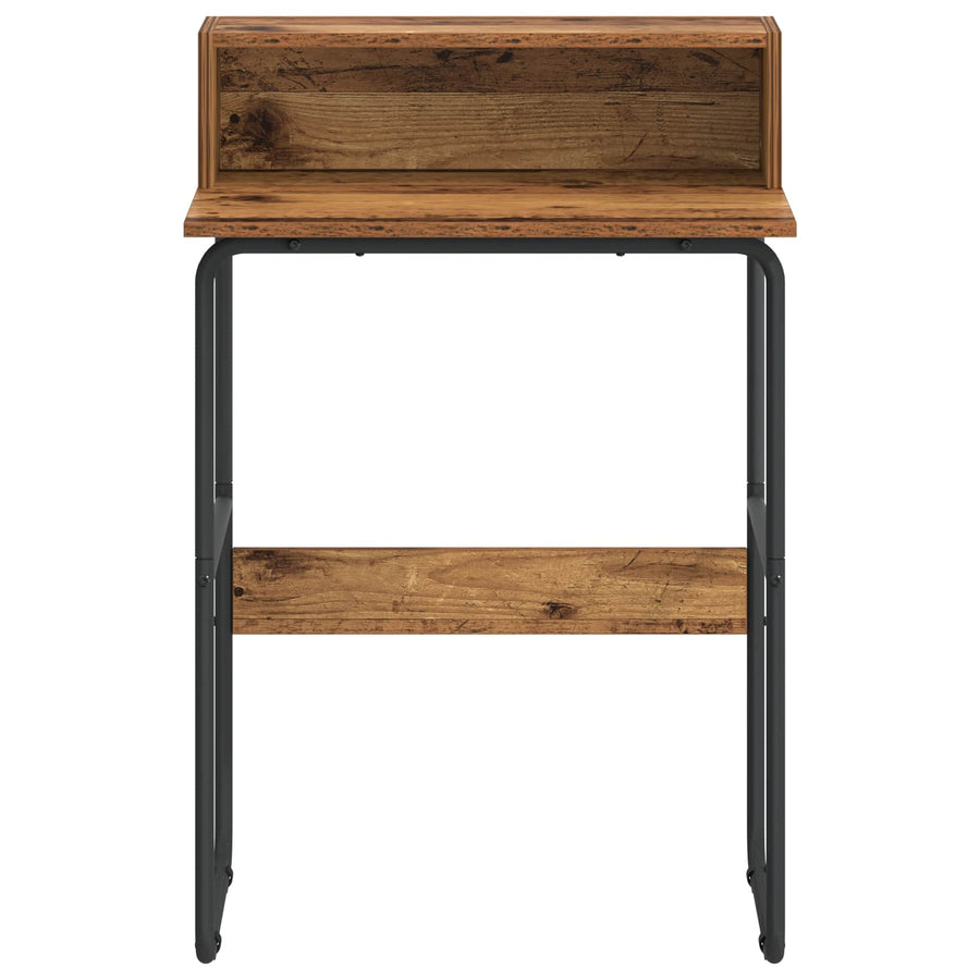 Bureau met opbergruimte Oud hout 60 x 50 x 91 cm