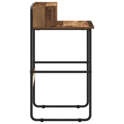 Bureau met opbergruimte Oud hout 60 x 50 x 91 cm