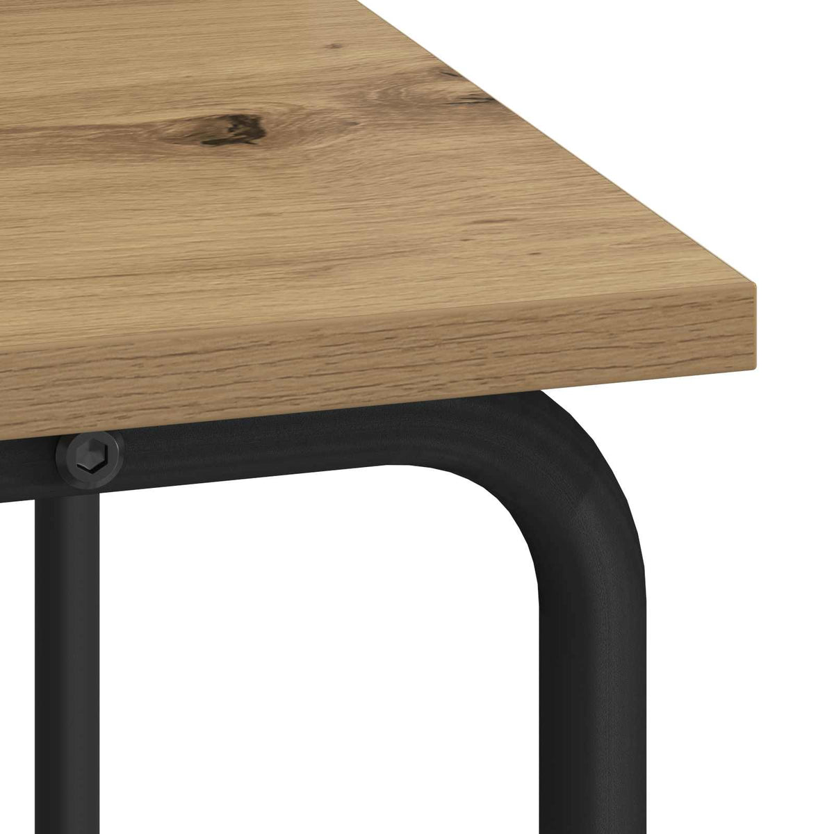 Bureau met opbergruimte Artisanaal eiken 60 x 50 x 91 cm