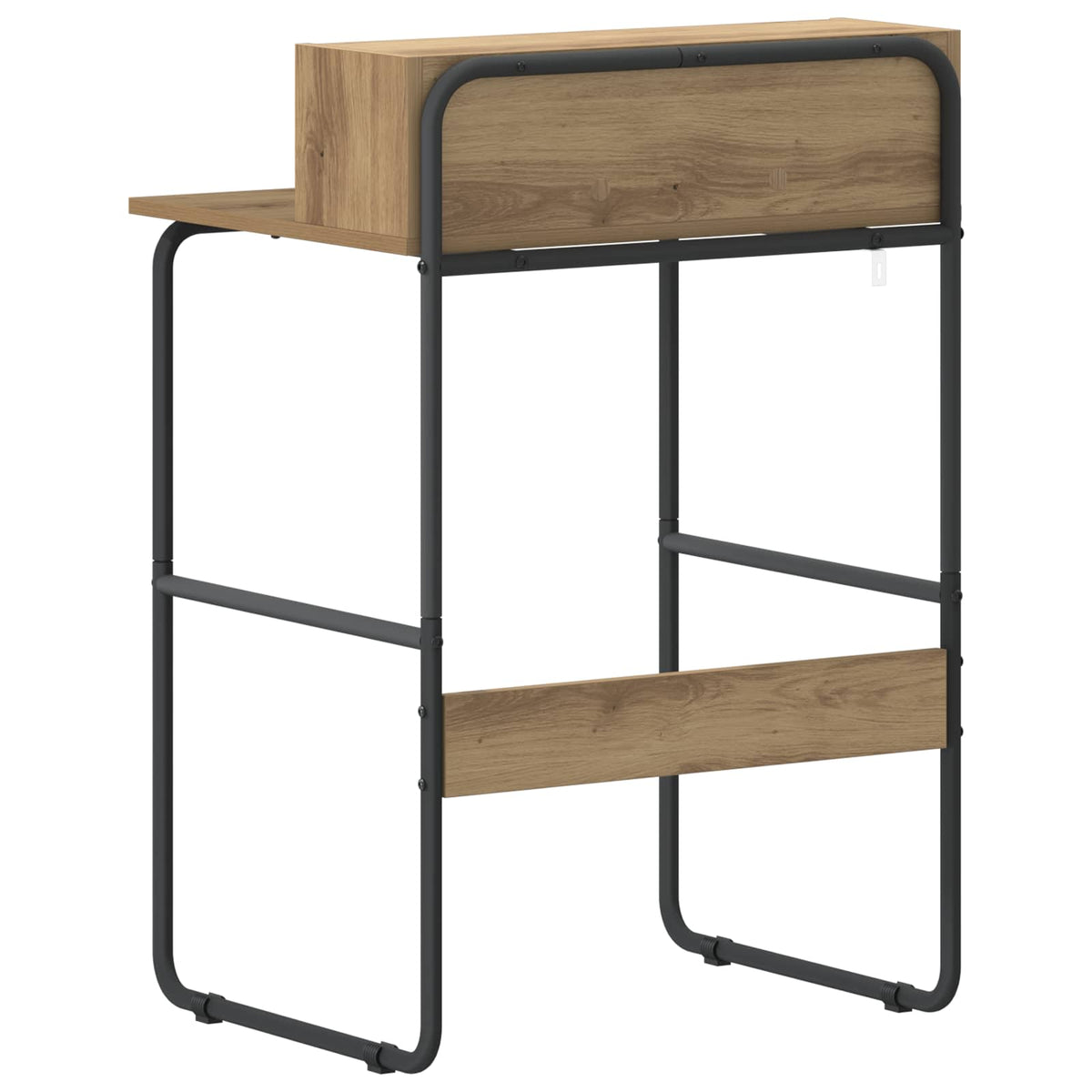 Bureau met opbergruimte Artisanaal eiken 60 x 50 x 91 cm