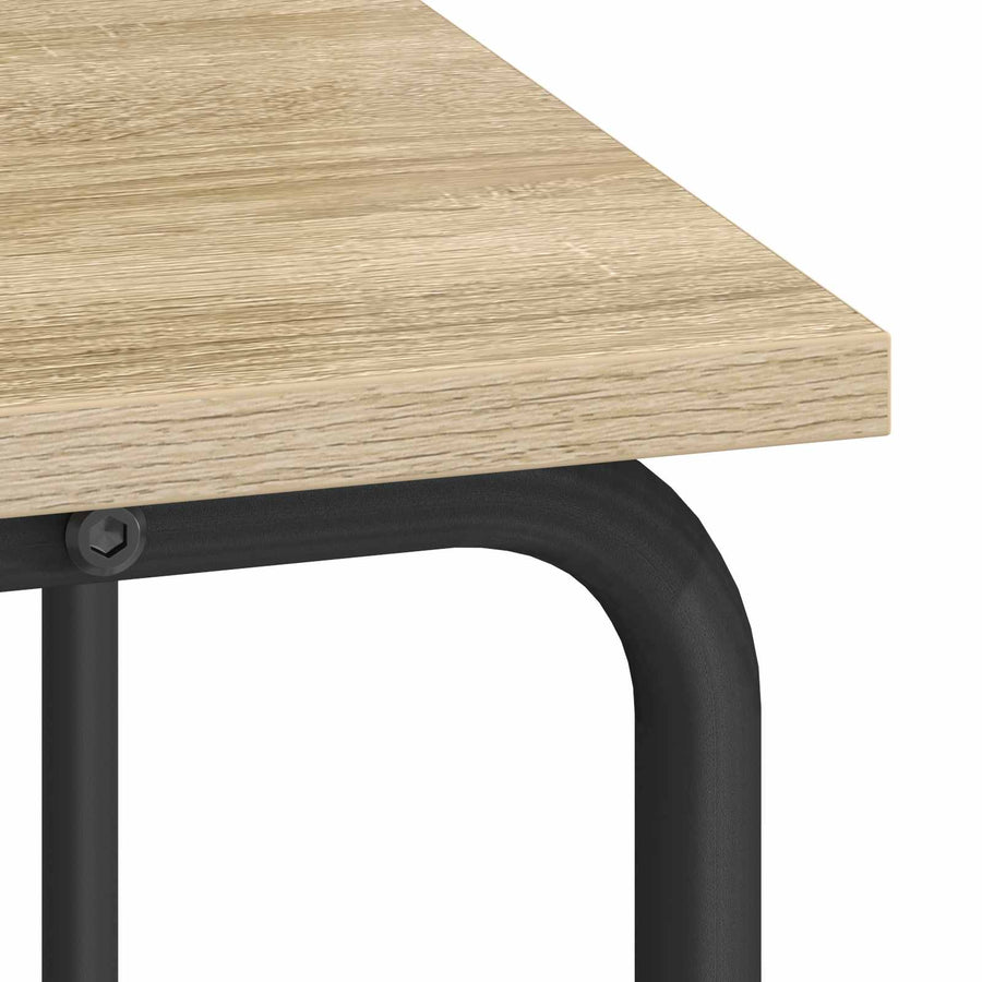 Bureau met opbergruimte Sonoma Eiken 80 x 50 x 91 cm