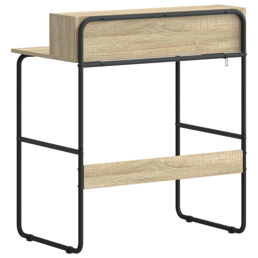 Bureau met opbergruimte Sonoma Eiken 80 x 50 x 91 cm