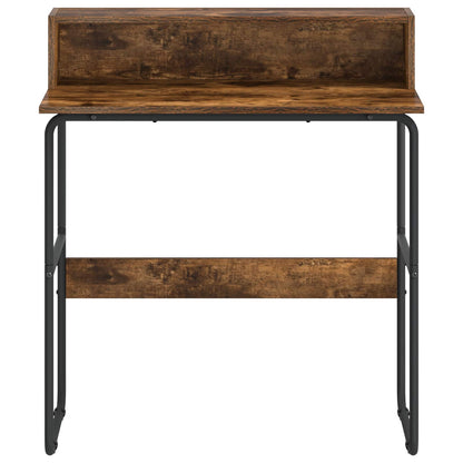 Bureau met opbergruimte Gerookt eiken 80 x 50 x 91 cm