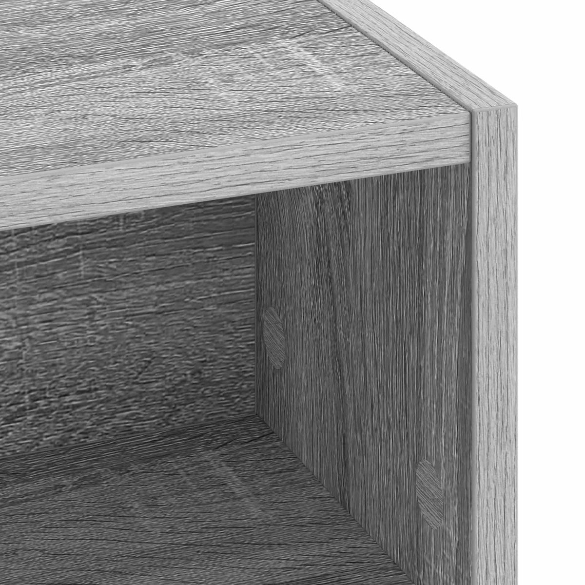 Bureau met opbergruimte Grijs Sonoma 80 x 50 x 91 cm