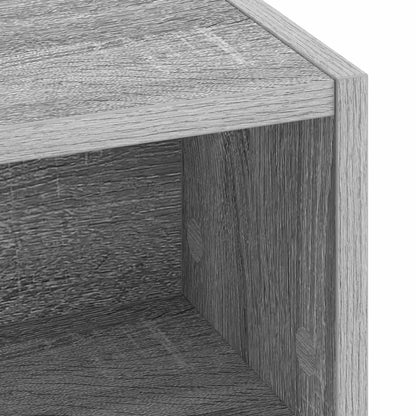 Bureau met opbergruimte Grijs Sonoma 80 x 50 x 91 cm