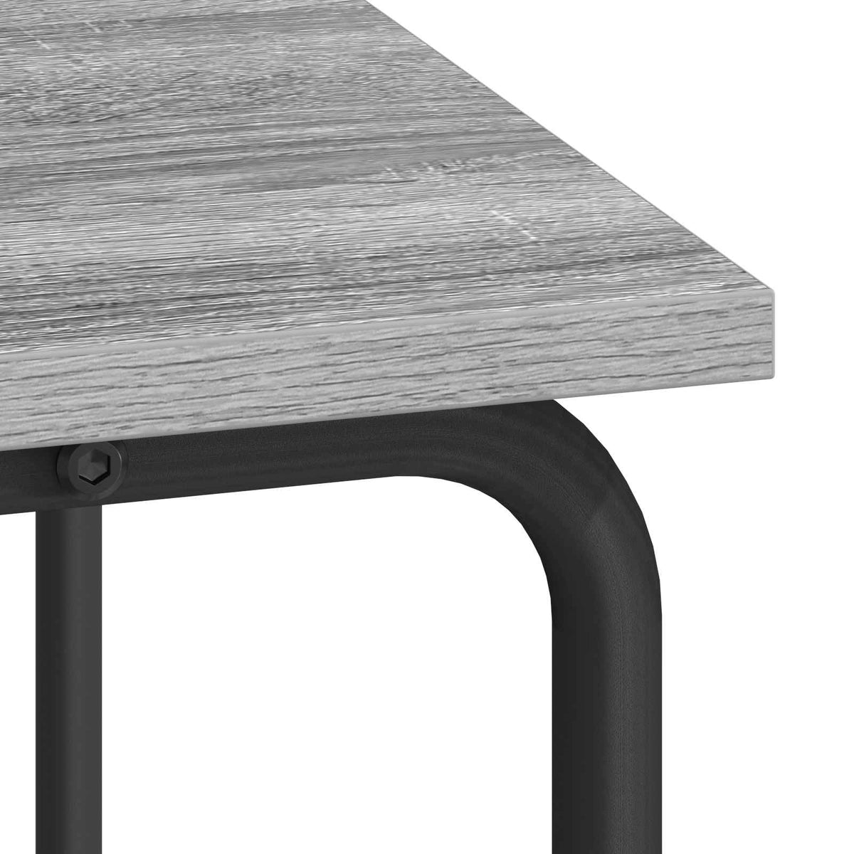 Bureau met opbergruimte Grijs Sonoma 80 x 50 x 91 cm