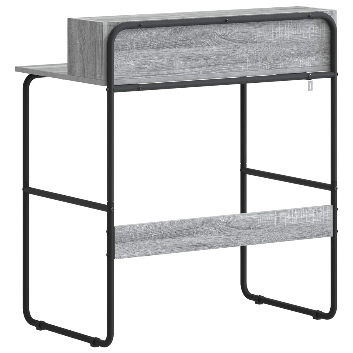 Bureau met opbergruimte Grijs Sonoma 80 x 50 x 91 cm