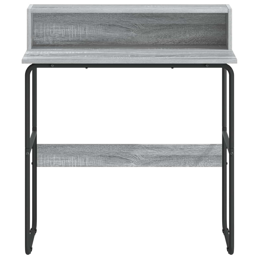Bureau met opbergruimte Grijs Sonoma 80 x 50 x 91 cm