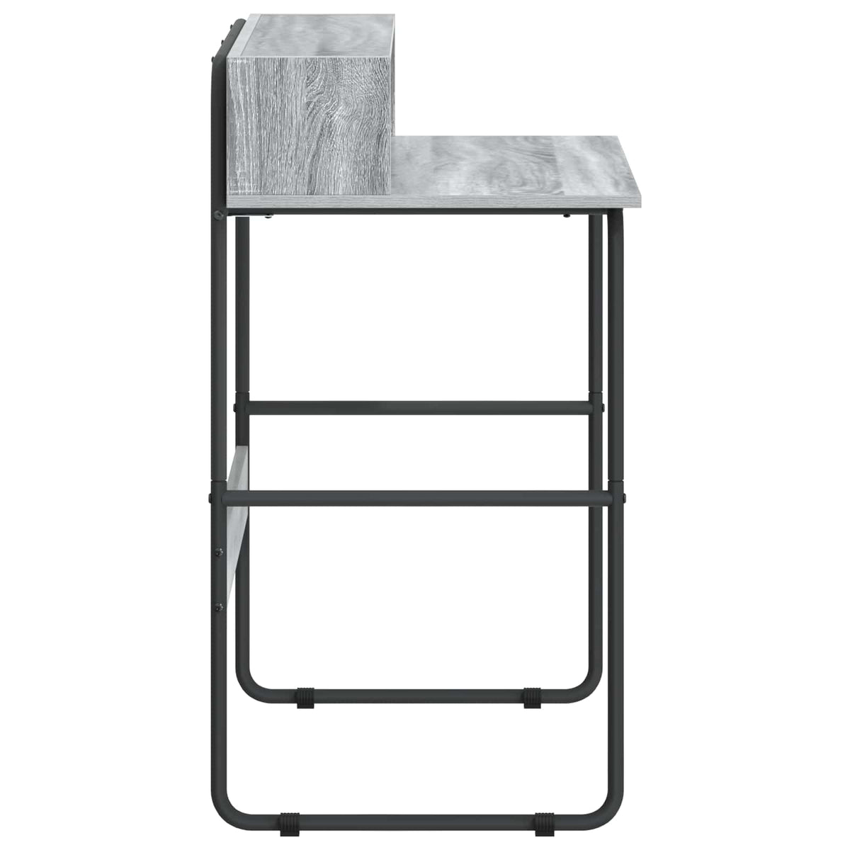 Bureau met opbergruimte Grijs Sonoma 80 x 50 x 91 cm