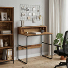 Bureau oud hout 80x50x91 cm