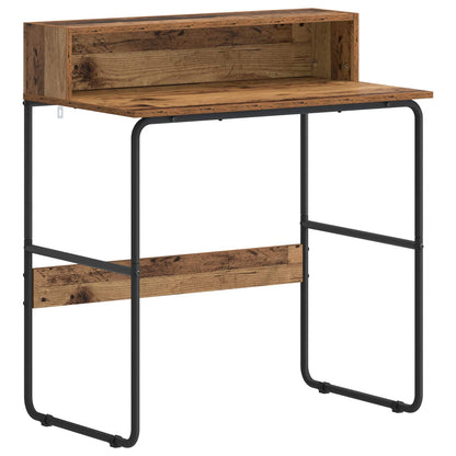 Bureau met opbergruimte Oud hout 80 x 50 x 91 cm