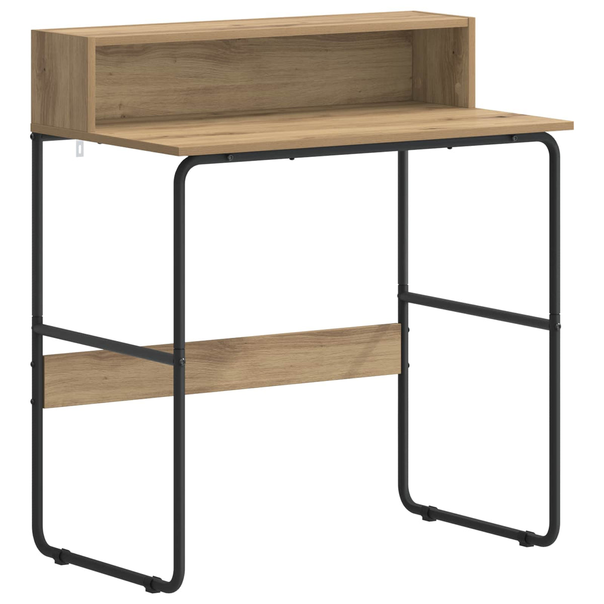 Bureau met opbergruimte Artisanaal eiken 80 x 50 x 91 cm