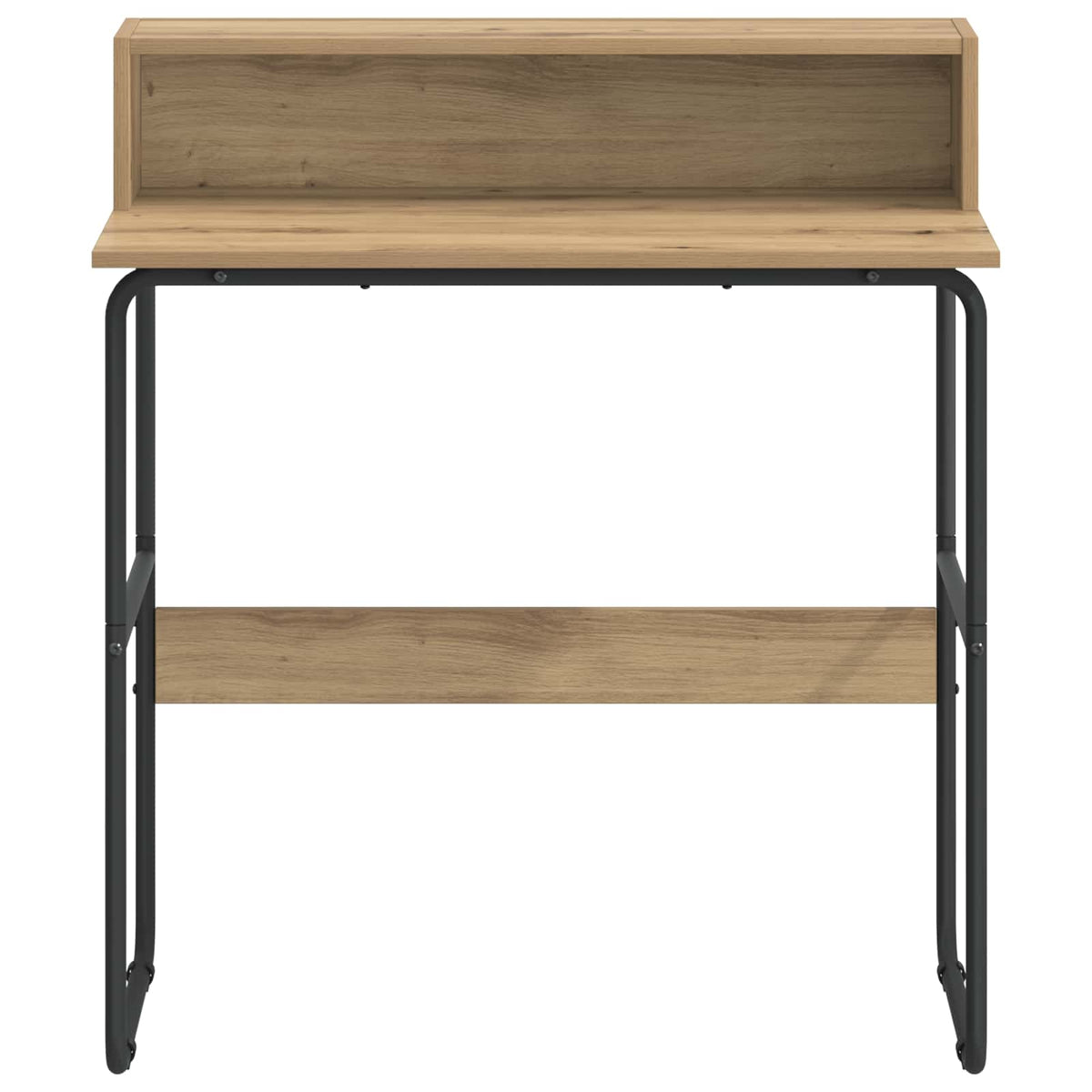 Bureau met opbergruimte Artisanaal eiken 80 x 50 x 91 cm