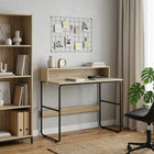 Bureau met opbergruimte 100x50x91 cm Sonoma Eiken