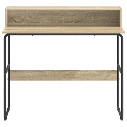 Bureau met opbergruimte Sonoma Eiken 100 x 50 x 91 cm