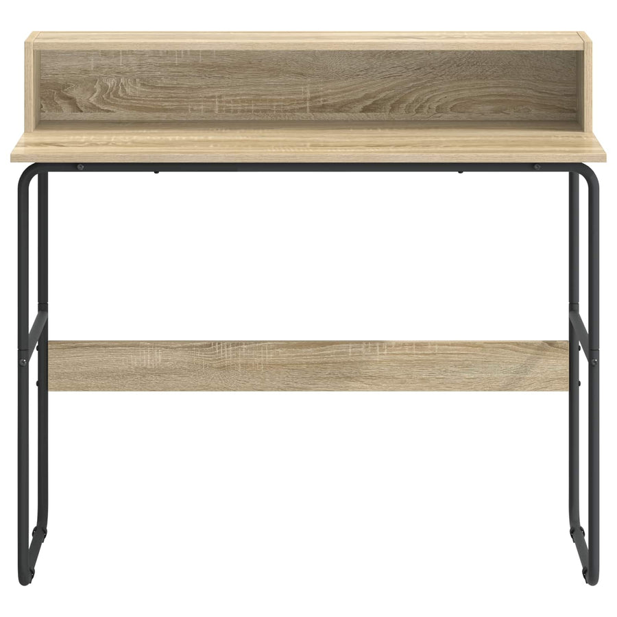 Bureau met opbergruimte Sonoma Eiken 100 x 50 x 91 cm