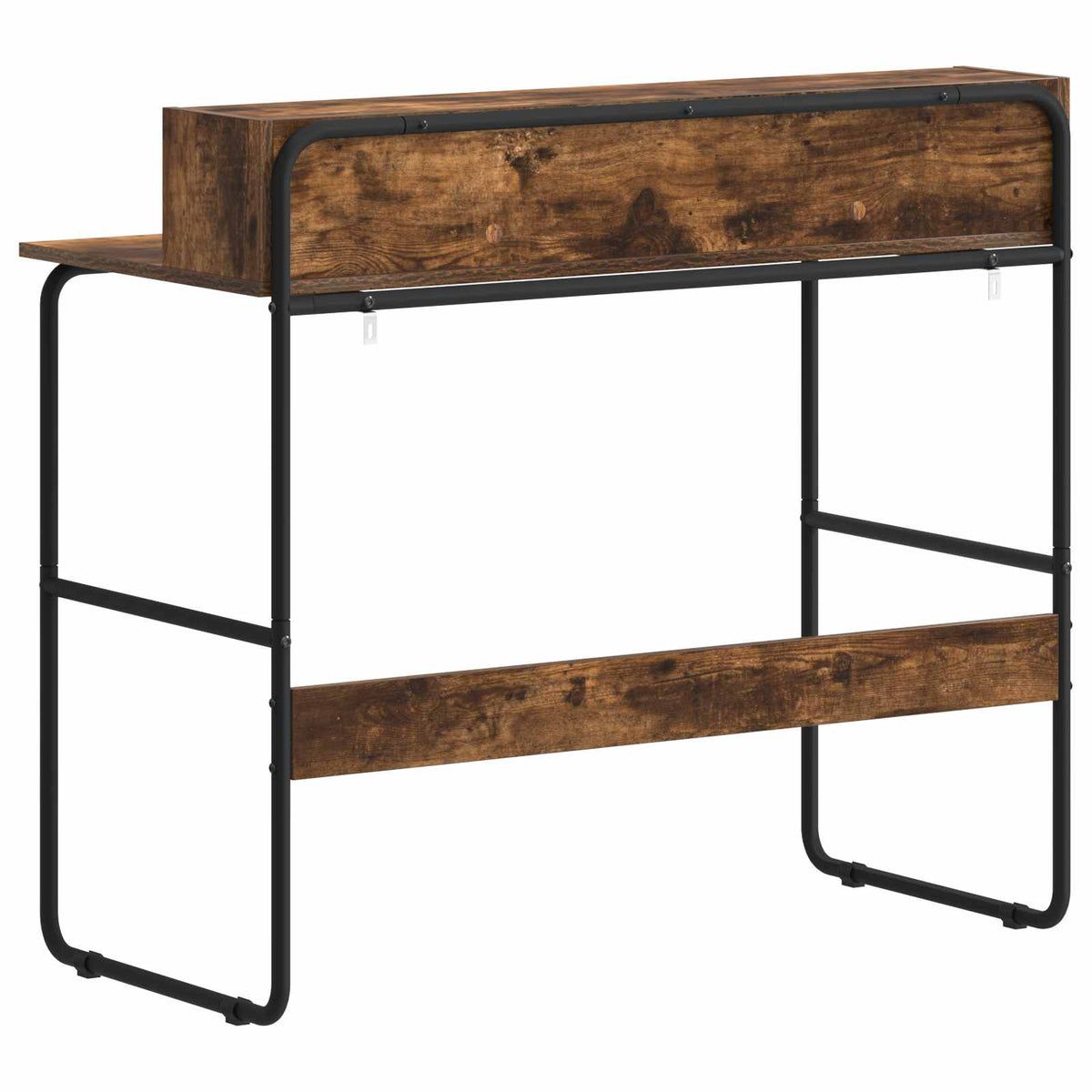 Bureau met opbergruimte Gerookt eiken 100 x 50 x 91 cm