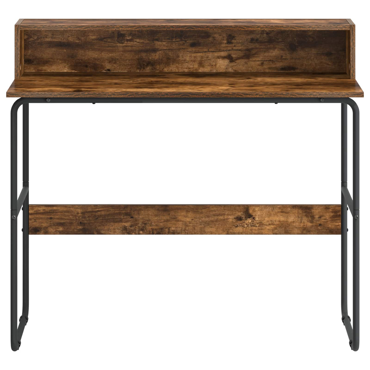 Bureau met opbergruimte Gerookt eiken 100 x 50 x 91 cm