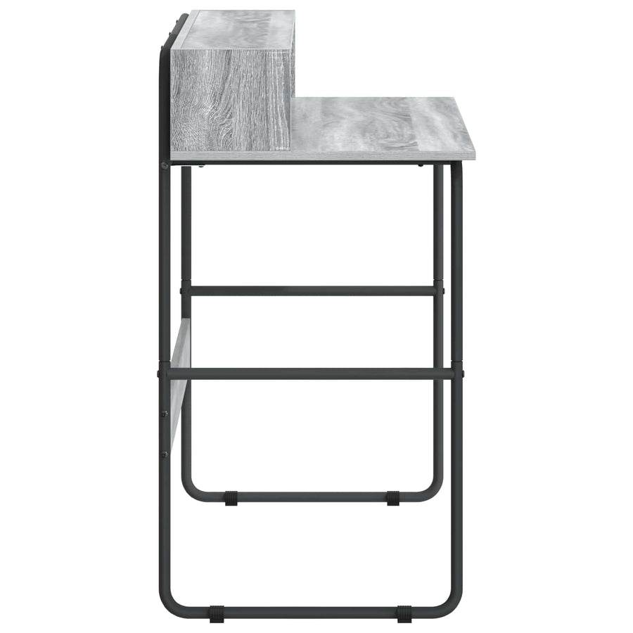 Bureau met opbergruimte Grijs Sonoma 100 x 50 x 91 cm