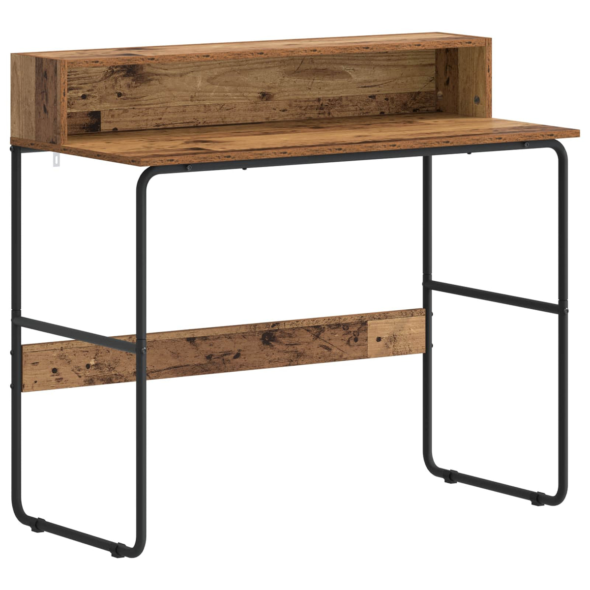 Bureau met opbergruimte Oud hout 100 x 50 x 91 cm