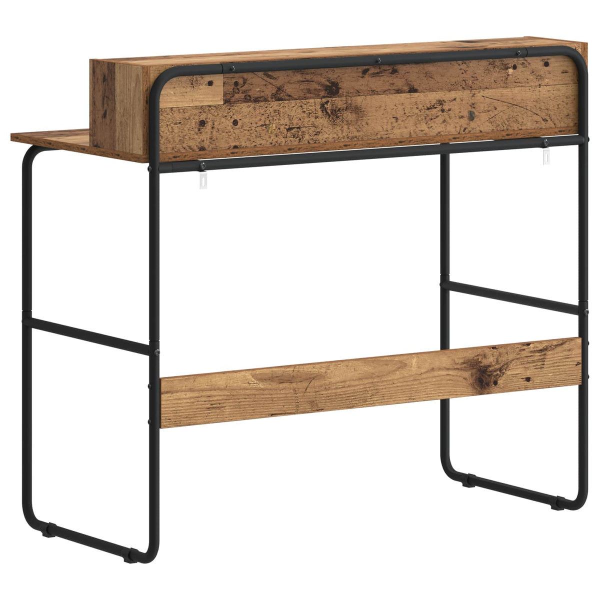Bureau met opbergruimte Oud hout 100 x 50 x 91 cm