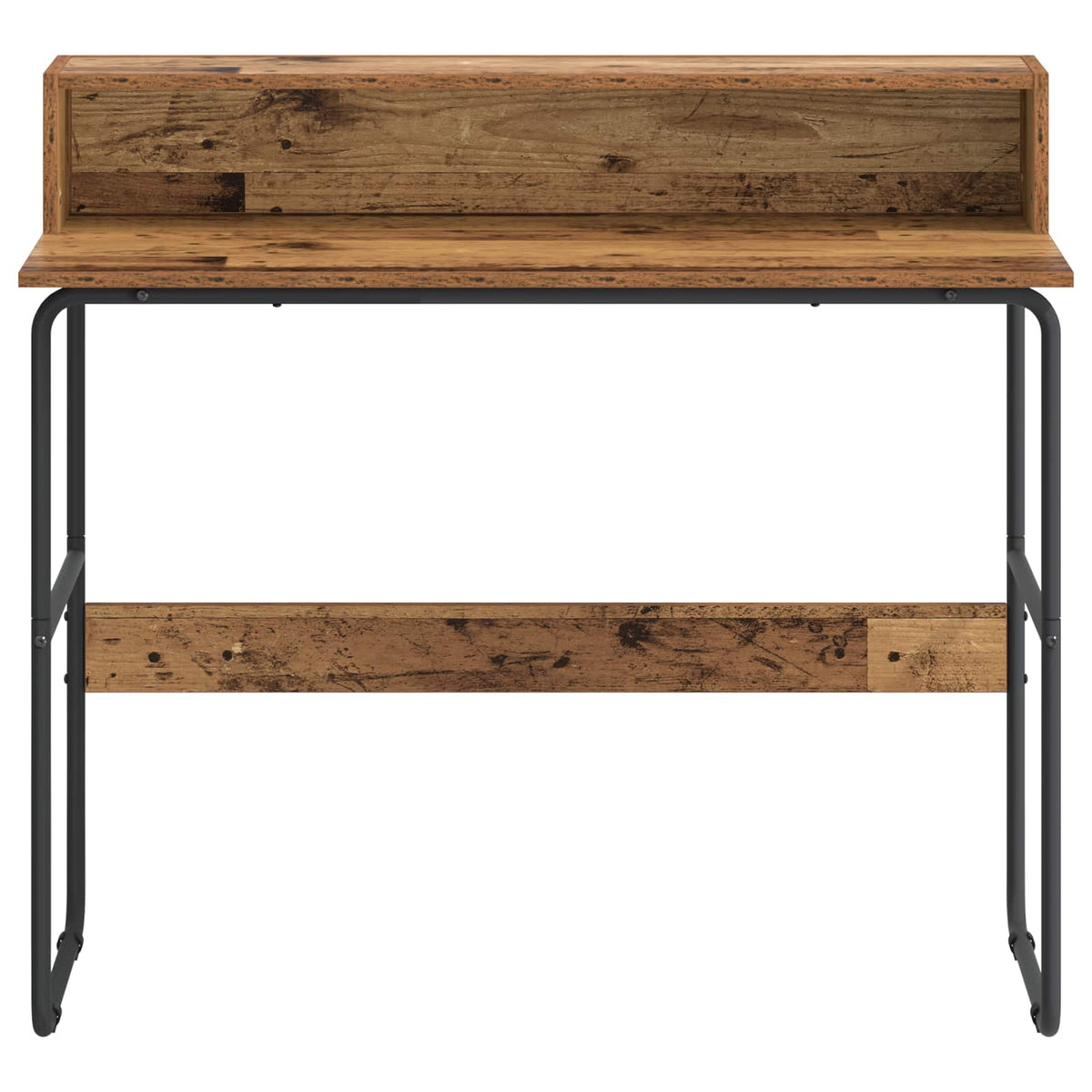 Bureau met opbergruimte Oud hout 100 x 50 x 91 cm