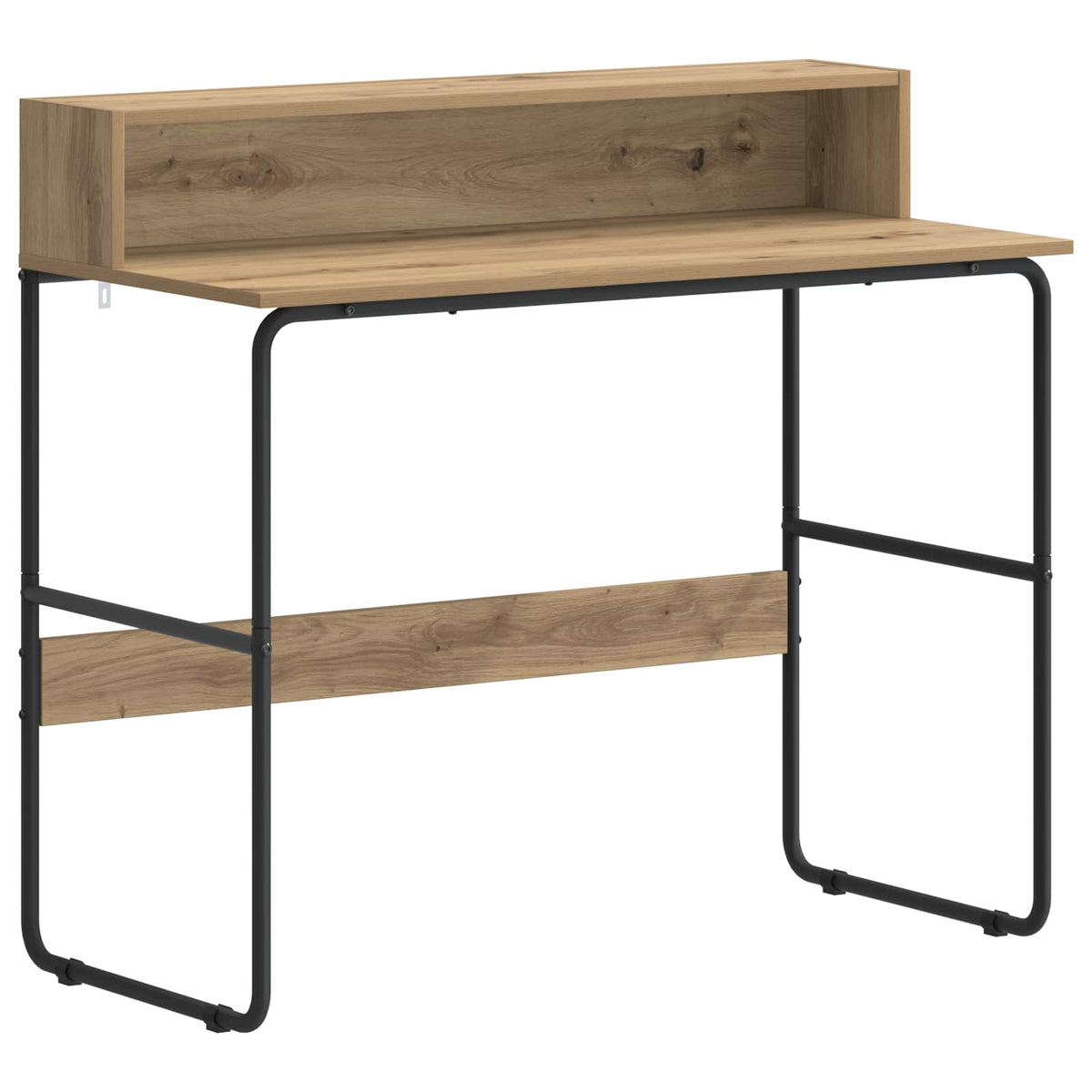 Bureau met opbergruimte Artisanaal eiken 100 x 50 x 91 cm