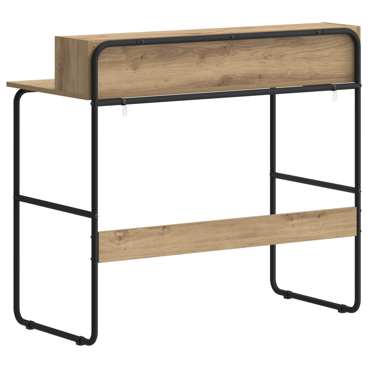 Bureau met opbergruimte Artisanaal eiken 100 x 50 x 91 cm