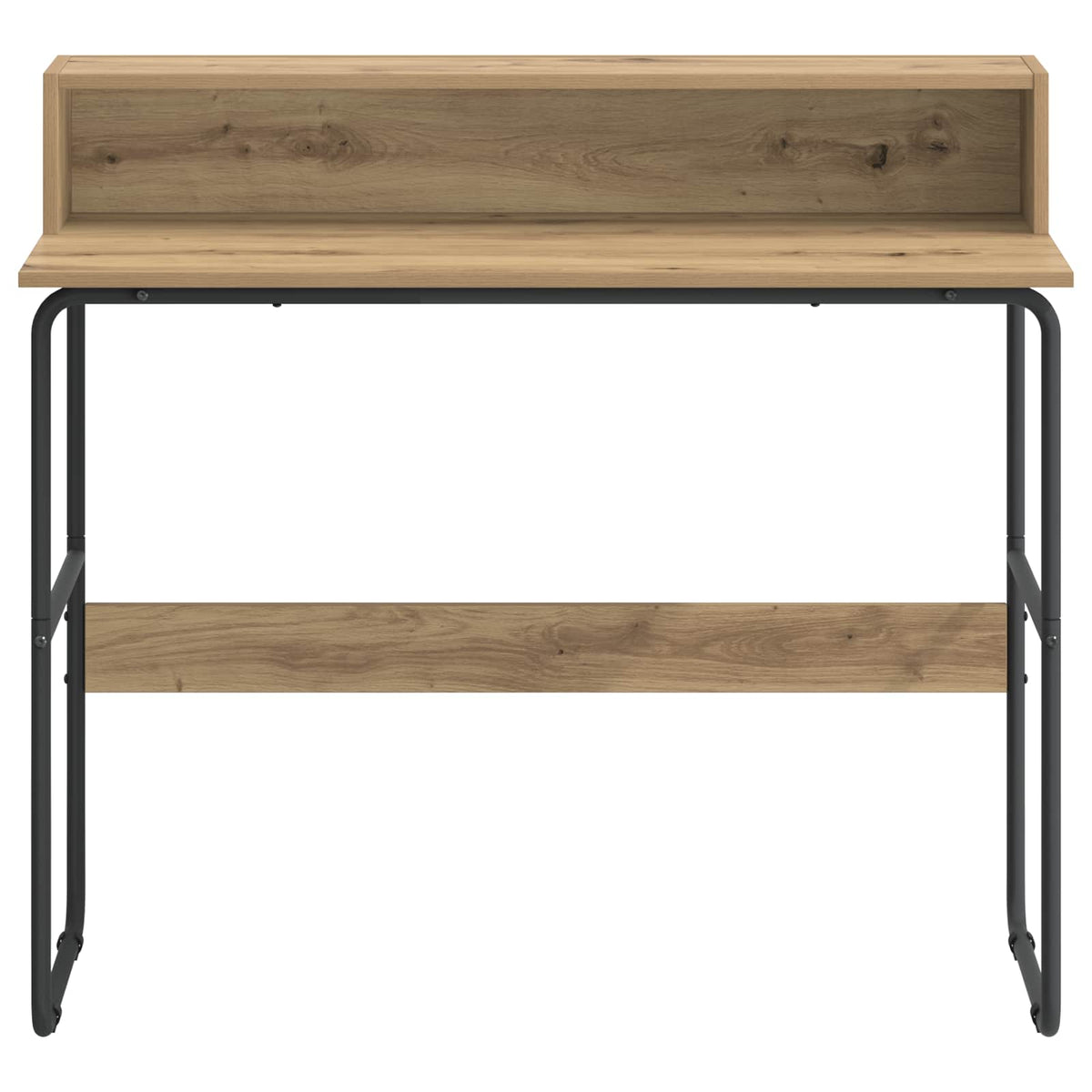 Bureau met opbergruimte Artisanaal eiken 100 x 50 x 91 cm