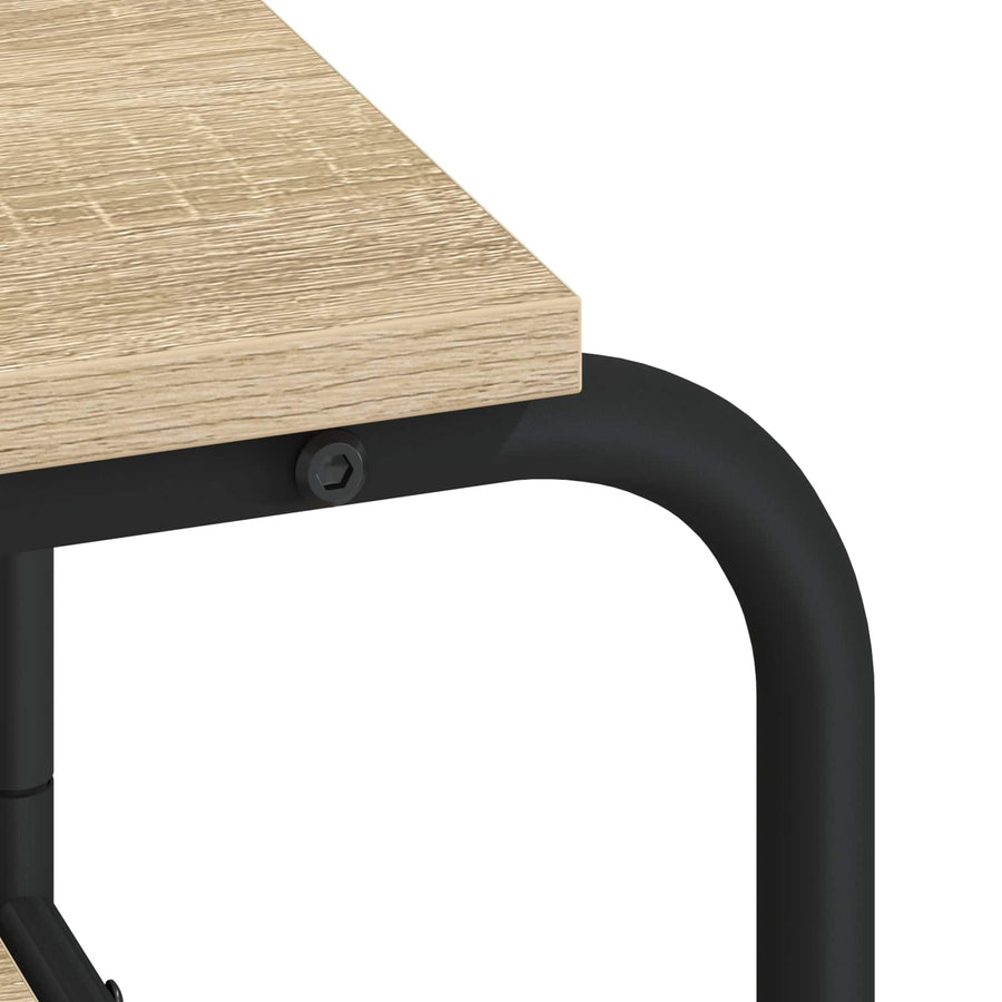 Bureau met opbergruimte Sonoma Eiken 113.5 x 52 x 75.5 cm