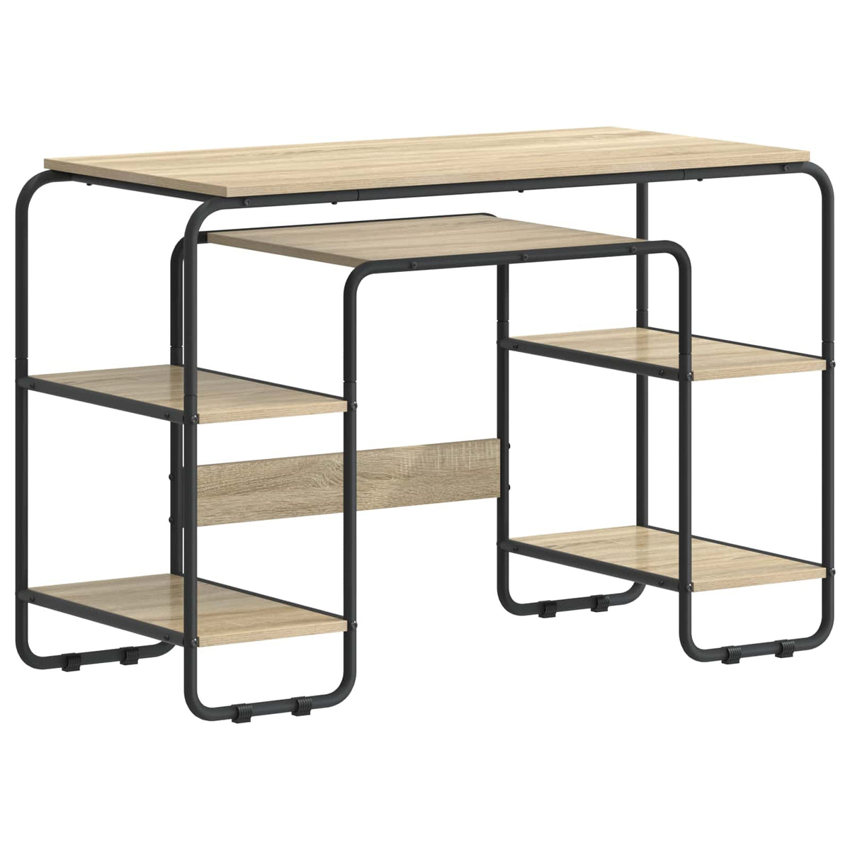 Bureau met opbergruimte Sonoma Eiken 113.5 x 52 x 75.5 cm