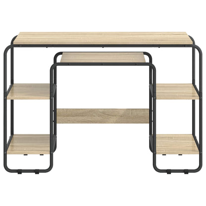 Bureau met opbergruimte Sonoma Eiken 113.5 x 52 x 75.5 cm