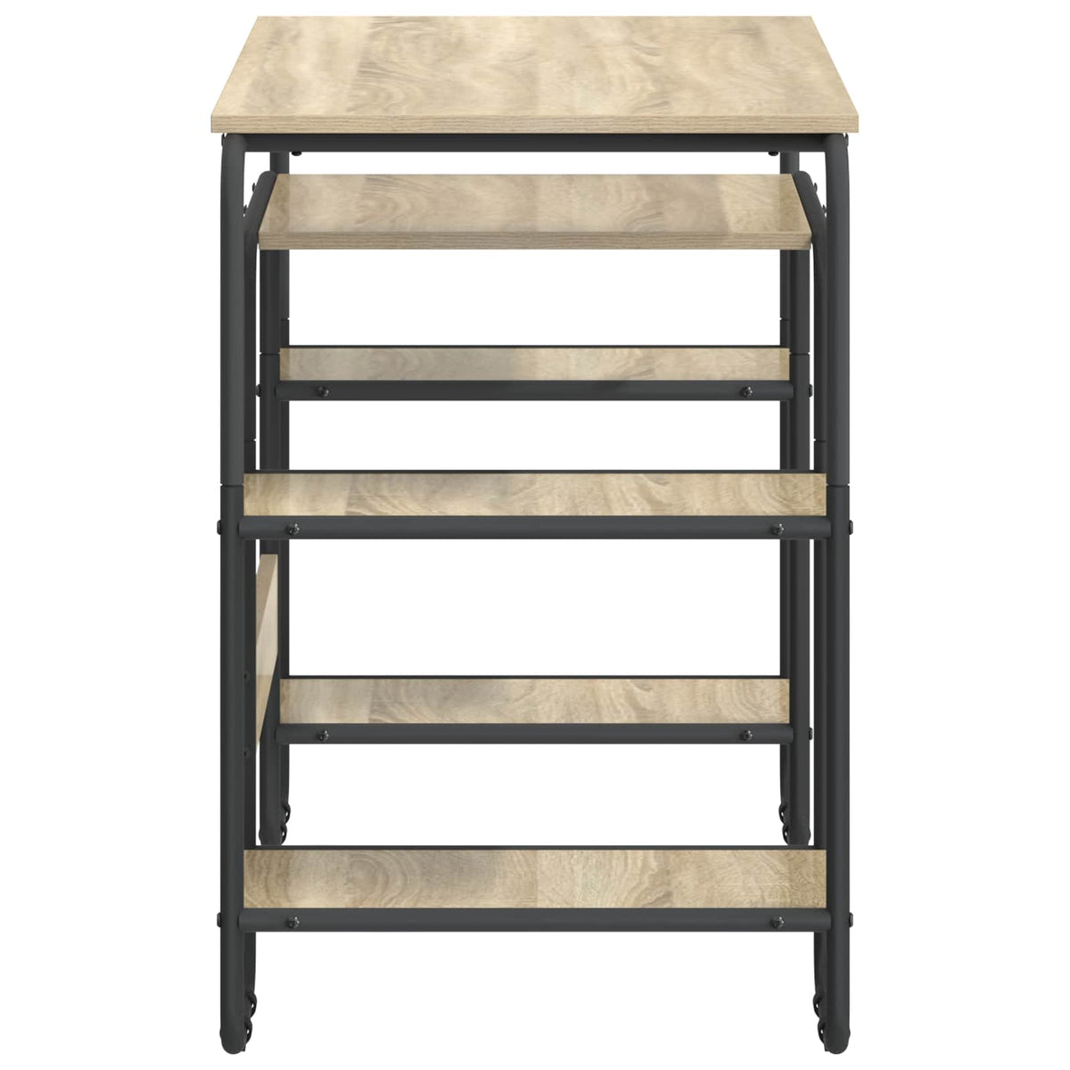 Bureau met opbergruimte Sonoma Eiken 113.5 x 52 x 75.5 cm