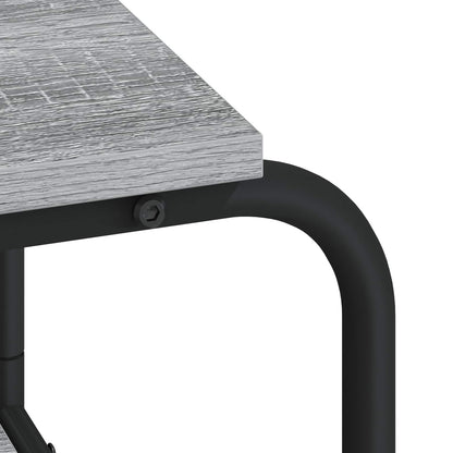Bureau met opbergruimte Grijs Sonoma 113.5 x 52 x 75.5 cm