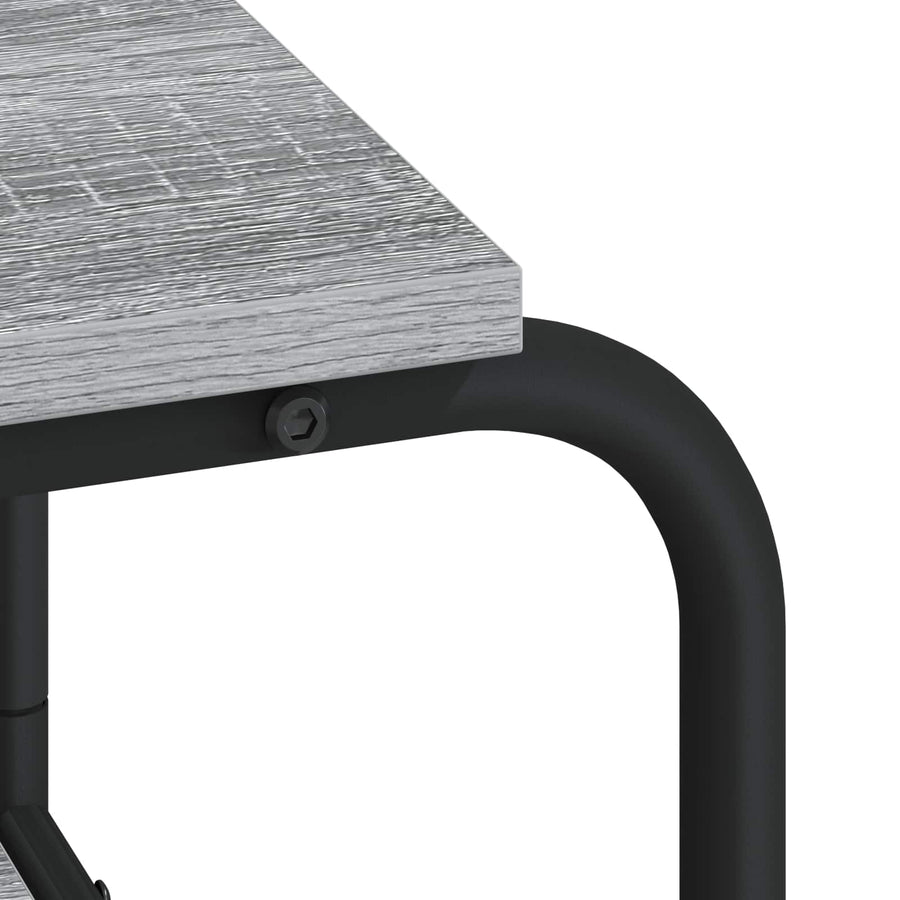 Bureau met opbergruimte Grijs Sonoma 113.5 x 52 x 75.5 cm