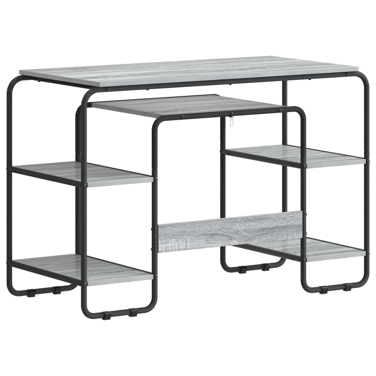 Bureau met opbergruimte Grijs Sonoma 113.5 x 52 x 75.5 cm
