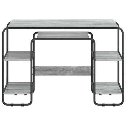 Bureau met opbergruimte Grijs Sonoma 113.5 x 52 x 75.5 cm