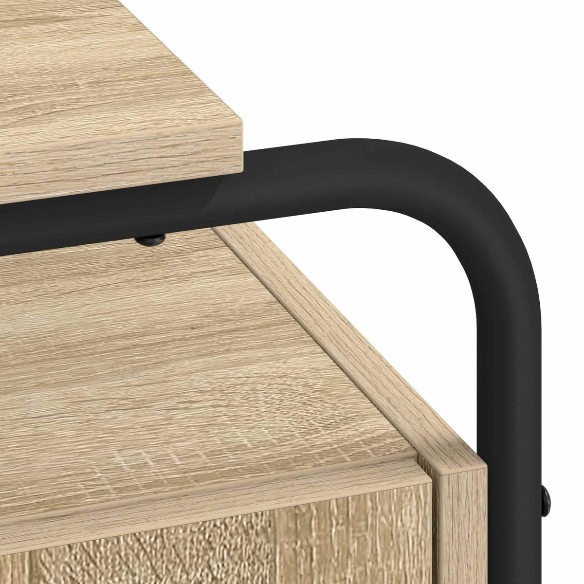 Bureau met opbergruimte Sonoma Eiken 120 x 50.5 x 75.5 cm