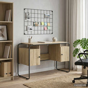 Bureau Sonoma Eiken 120x50,5x75,5 cm met opbergruimte
