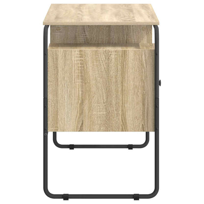 Bureau met opbergruimte Sonoma Eiken 120 x 50.5 x 75.5 cm