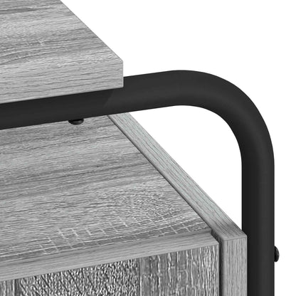 Bureau met opbergruimte Grijs Sonoma 120 x 50.5 x 75.5 cm