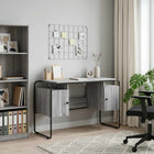Bureau opbergruimte Grijs Sonoma 120x50.5x75.5 cm