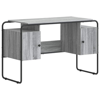 Bureau met opbergruimte Grijs Sonoma 120 x 50.5 x 75.5 cm