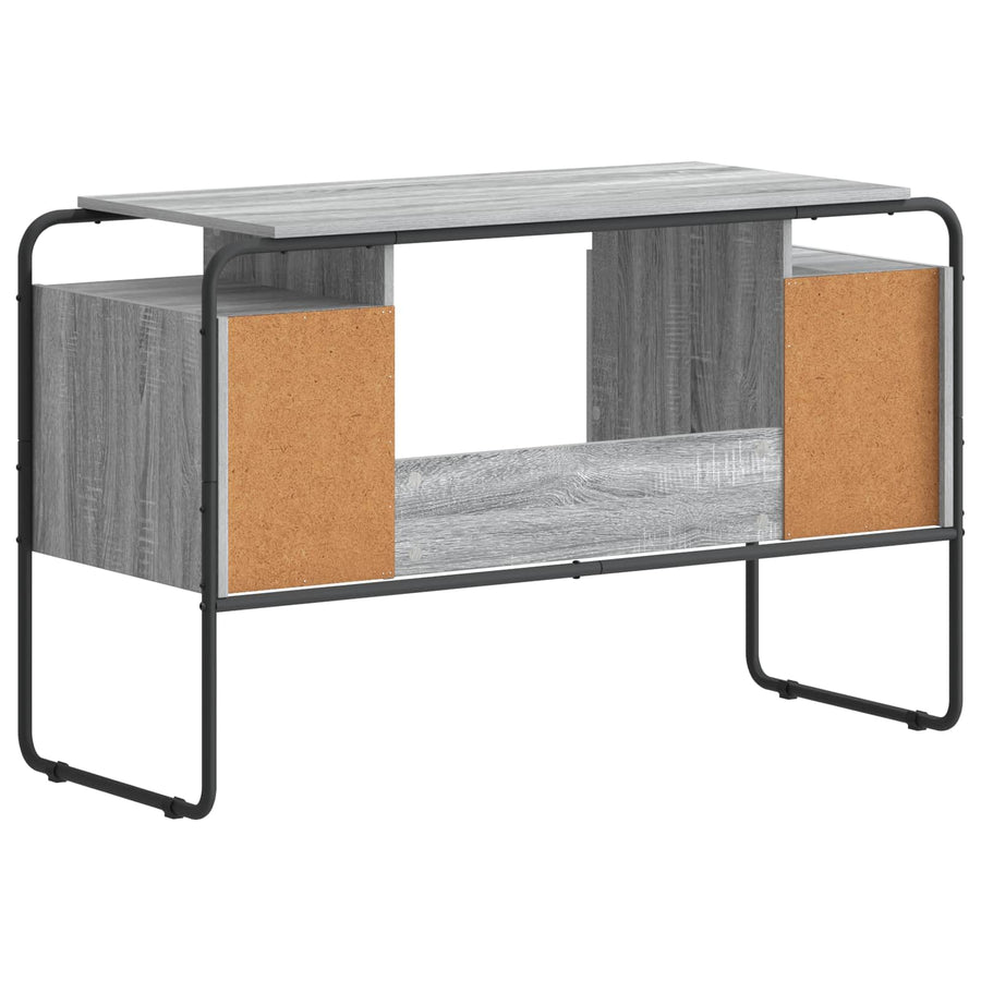 Bureau met opbergruimte Grijs Sonoma 120 x 50.5 x 75.5 cm