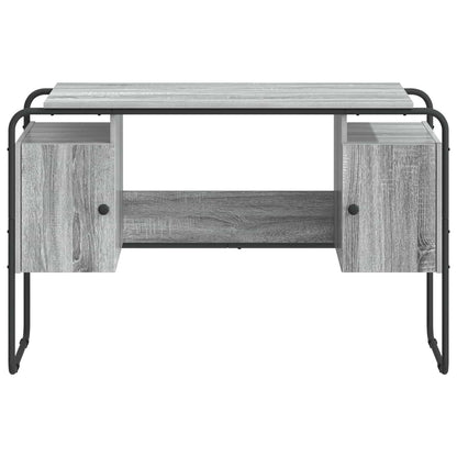 Bureau met opbergruimte Grijs Sonoma 120 x 50.5 x 75.5 cm