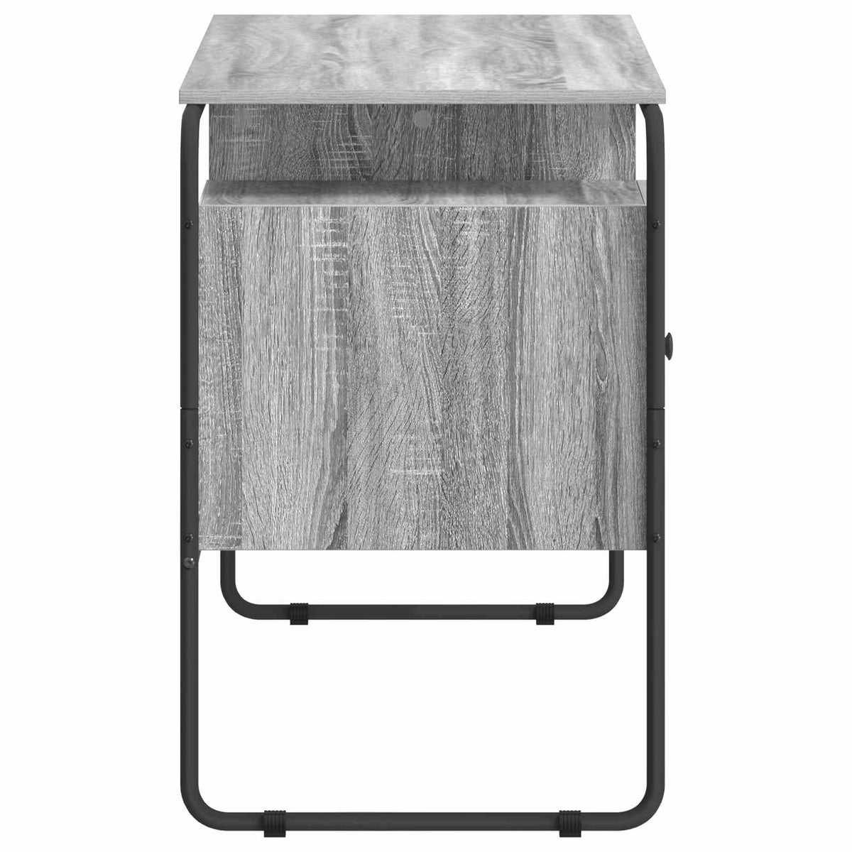 Bureau met opbergruimte Grijs Sonoma 120 x 50.5 x 75.5 cm