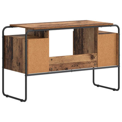 Bureau met opbergruimte Oud hout 120 x 50.5 x 75.5 cm